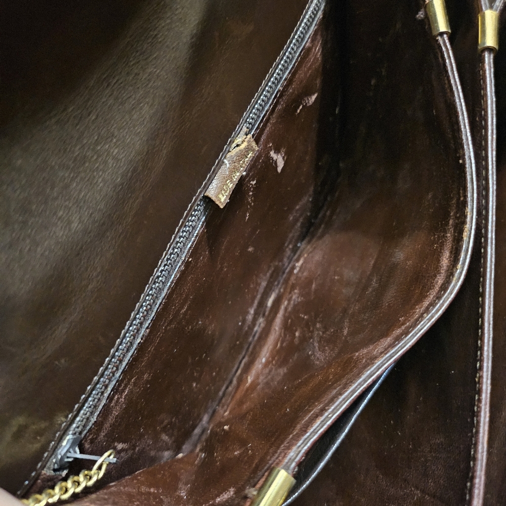 Authentic vintage Celine brown box  shoulder bag - Picture 14 of 16